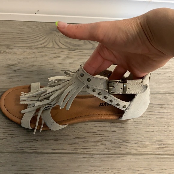 Minnetonka Suede Wedge Sandal - Picture 4 of 8